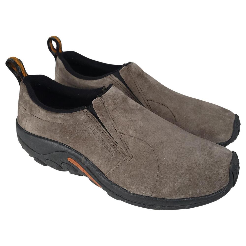 Merrell Jungle Moc Shoes Men 13 Gray Suede Slip On Casual J60787